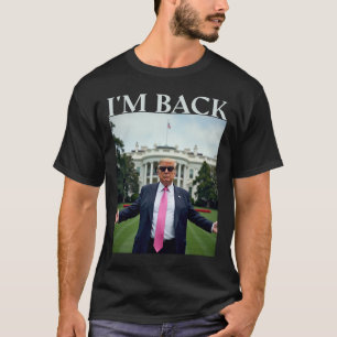 Trump Shirten voor mannen 2025 Trump wint presiden T-shirt