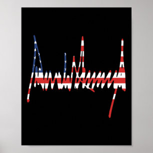 Trump Signature USA Mega 47e President Pro-Trump Poster