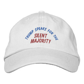 Trump Silent Majority geborduurd Pet