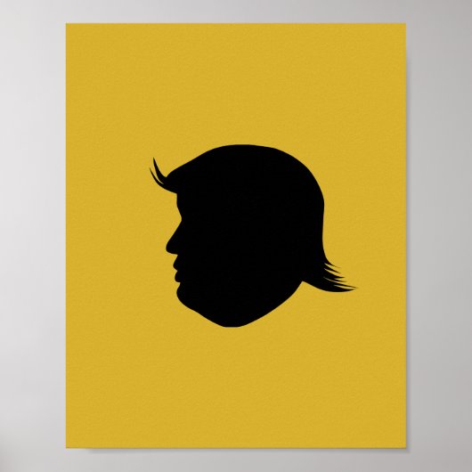 TRUMP SILHOUETTE POSTER (Voorkant)