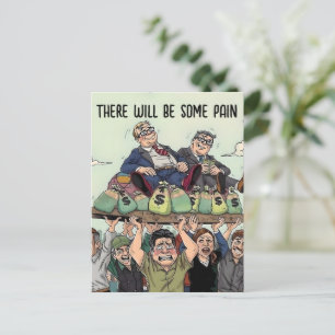 Trump slaat wat pijn briefkaart