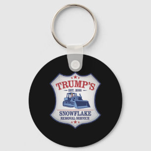 Trump Sneeuwschuiver Trump Sneeuwvlok Verwijdering Sleutelhanger