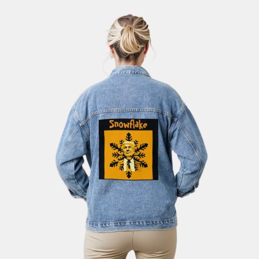 Trump/Snowflake Denim Jas Jacket (Model)