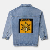 Trump/Snowflake Denim Jas Jacket (Achterkant)