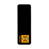 Trump/Snowflake Retour Adreslabel Etiket (Voorkant)