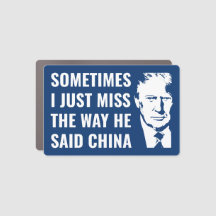 Trump soms mis ik gewoon de manier waarop hij chin