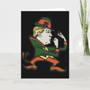Trump St. Paddy's Grappige Trump St Patrick's Day Kaart