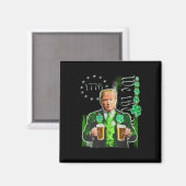 Trump St Patrick Dag Wij Het Volk Vs Vlag Shamroc Magneet (Voorkant / Achterkant)