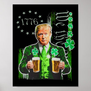 Trump St Patrick Day: We zien het volk onder de Am Poster