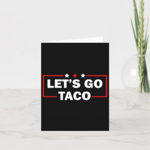 Trump steekt altijd kippen uit, laten we taco grap kaart