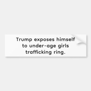 Trump Stelt Zichzelf Bloot Aan Ring Hankamer Artju Bumpersticker