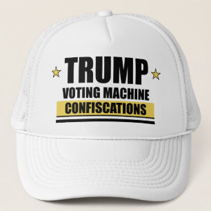 Trump Stemcomputers Inbeslagnames Hoed Trucker Pet