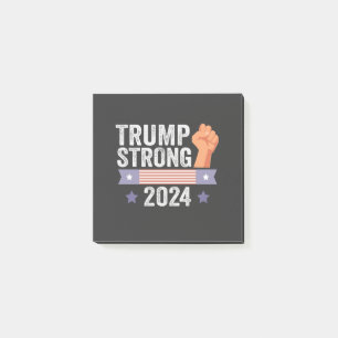 Trump Sterk 2024 Amerikaans Patriottisch Verkiezin Post-it® Notes