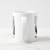 Trump steunt geweldige vader extra grote beker (Achterkant)