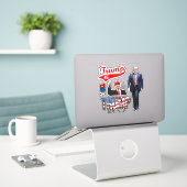 Trump Stickers Patriotic Decals Donald Trump 2020 (Ordinateur portable sur le bureau)
