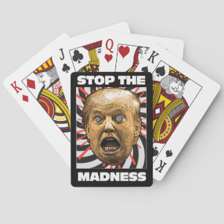 Trump - STOP DE MADTHEID! Pokerkaarten