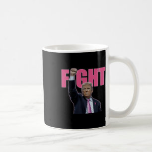 Trump Strijd Borstkanker Bewustzijn Roze Lint Su Koffiemok
