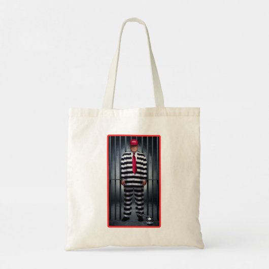 Trump Stripes Tote Bag (Achterkant)