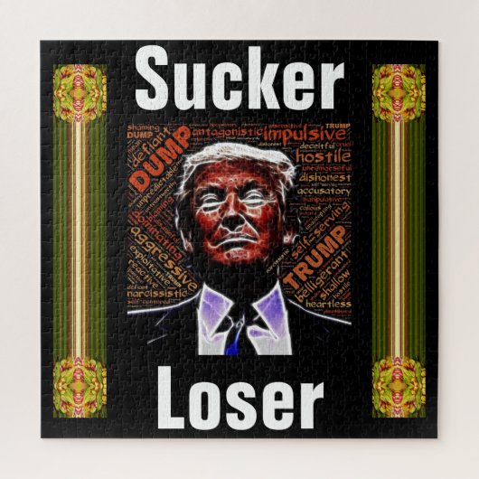 Trump Sucker/Loser Jigsaw Puzzle (Vertical)