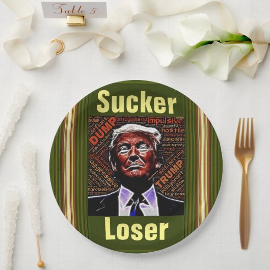 Trump Sucker / Loser Paper Bord (Huwelijk)