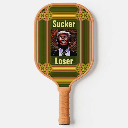Trump Sucker/Loser Pickleball Paddle (Voorkant)