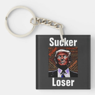 Trump Sucker/Loser Sleutelhanger
