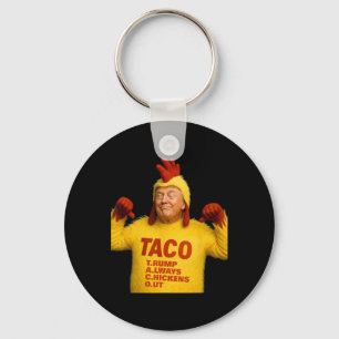 Trump Taco Trump Gaat Altijd Op Zijn Hoede Sleutelhanger