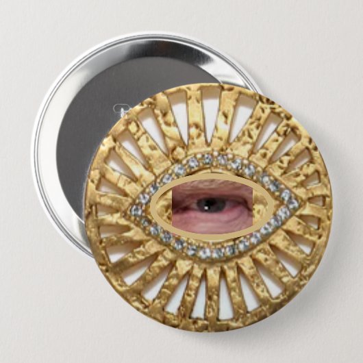 TRUMP TALISMAN RONDE BUTTON 4,0 CM (Voorkant /achterkant)