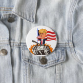Trump Tank Ronde Button 7,6 Cm (In situ)