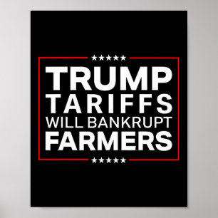 Trump-tarieven zullen failliet gaan bij protesten poster