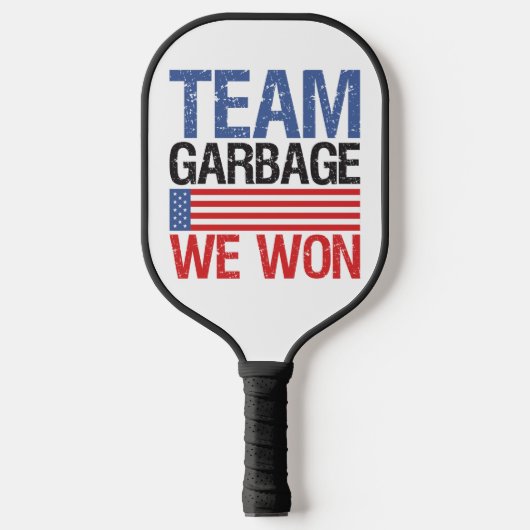 Trump - Team Garbage We hebben gewonnen Pickleball Paddle (Voorkant)