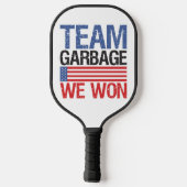 Trump - Team Garbage We hebben gewonnen Pickleball Paddle (Achterkant)