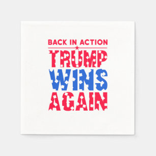 Trump - Terug in actie Trump wint opnieuw Servet