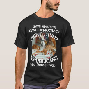 Trump Texas TX Staat AL AK AZ AR CA CO CT DE FL GA T-shirt