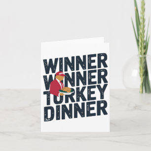 Trump Thanksgiving 2024 winnaar Turkije Dinne Kaart