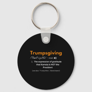 Trump Thanksgiving familie Turkije Trumpsgiving De Sleutelhanger