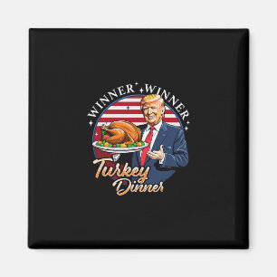 Trump Thanksgiving Humor Grappig Trump Winnaar Win Magneet
