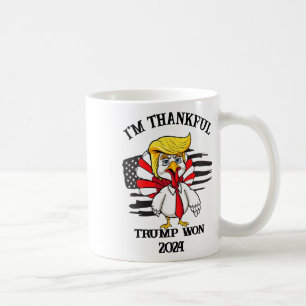 Trump Thanksgiving, ik ben dankbaar dat Trump 1 he Koffiemok