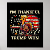 Trump Thanksgiving - Ik ben dankbaar dat Trump 202 Poster (Voorkant)