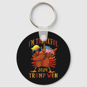 Trump Thanksgiving: ik ben dankbaar dat Trump heef Sleutelhanger