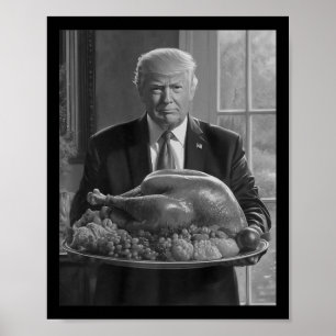 Trump-Thanksgiving Turkije: grappig feest Poster