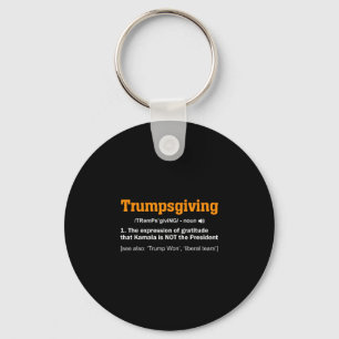 Trump Thanksgiving Winnaar Winnaar Grappige Turkey Sleutelhanger