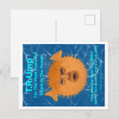 Trump the Blowfish Briefkaart (Voorkant / Achterkant)