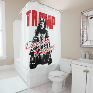 Trump the Democraat Destroyer Graphic Design Humor Douchegordijn