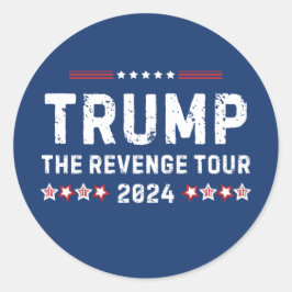 Trump The Revenge Tour 2024 President Ronde Sticker