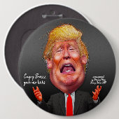 TRUMP-toets Ronde Button 6,0 Cm (Voorkant /achterkant)