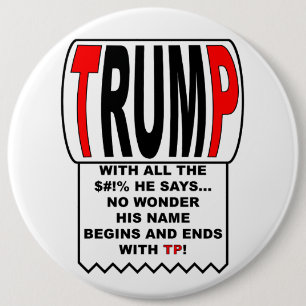 Trump TP! Ronde Button 6,0 Cm