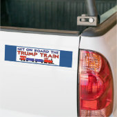 TRUMP TRAIN BUMPERSTICKER (Op Truck)