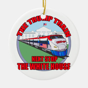 Trump Train Keramisch Ornament