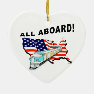 Trump Train Keramisch Ornament